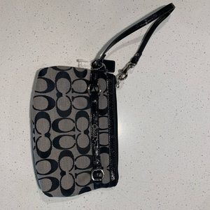 Coach Black Wristlet